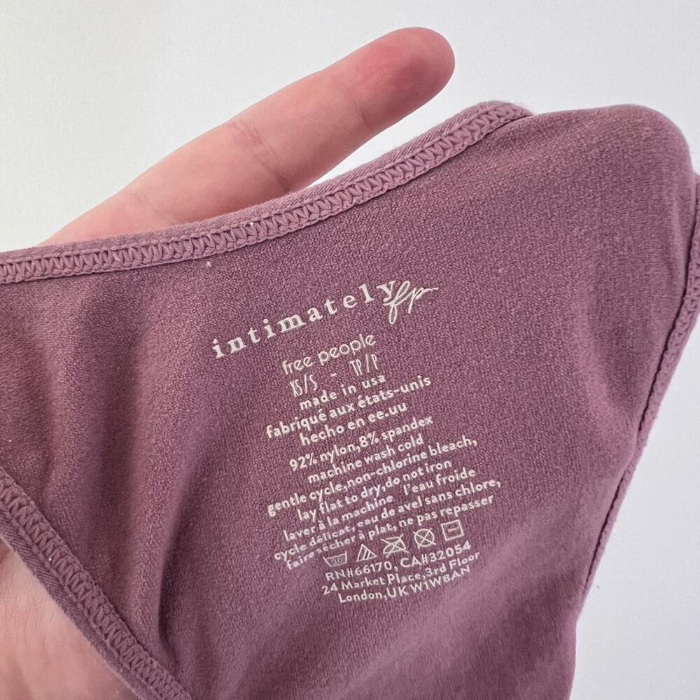 Intimately Free People‎ Mauve bodysuit Racerback Soft Stretchy - Picture 6 of 6